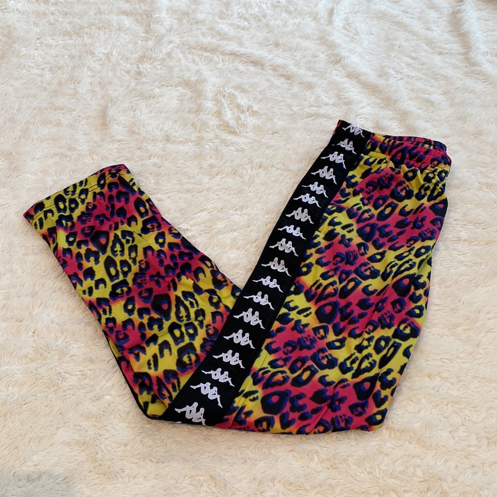 💀 NWOT LEOPARD 222 BANDA WASTORIA PANTS 💀